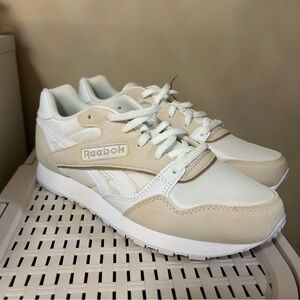 Reebok Beige and White Sneakers NWT